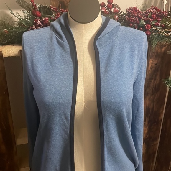 Addison Meadow cardigan pockets soft long sleeve hooded pajama Sz XS - Picture 5 of 9